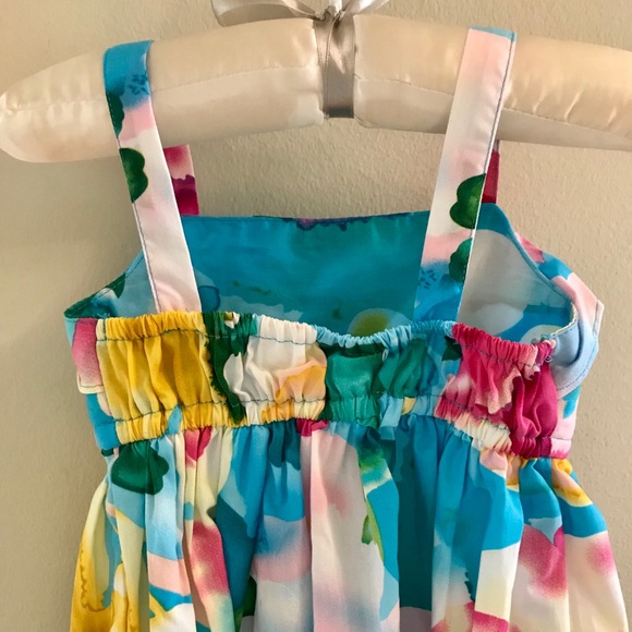 NWOT Watercolor unlined toddler dress - Picture 4 of 4